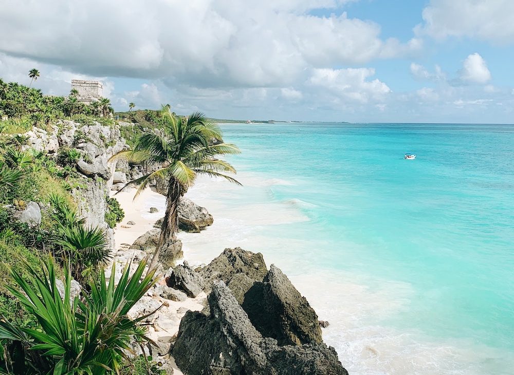 White Sand Beach in Mexico